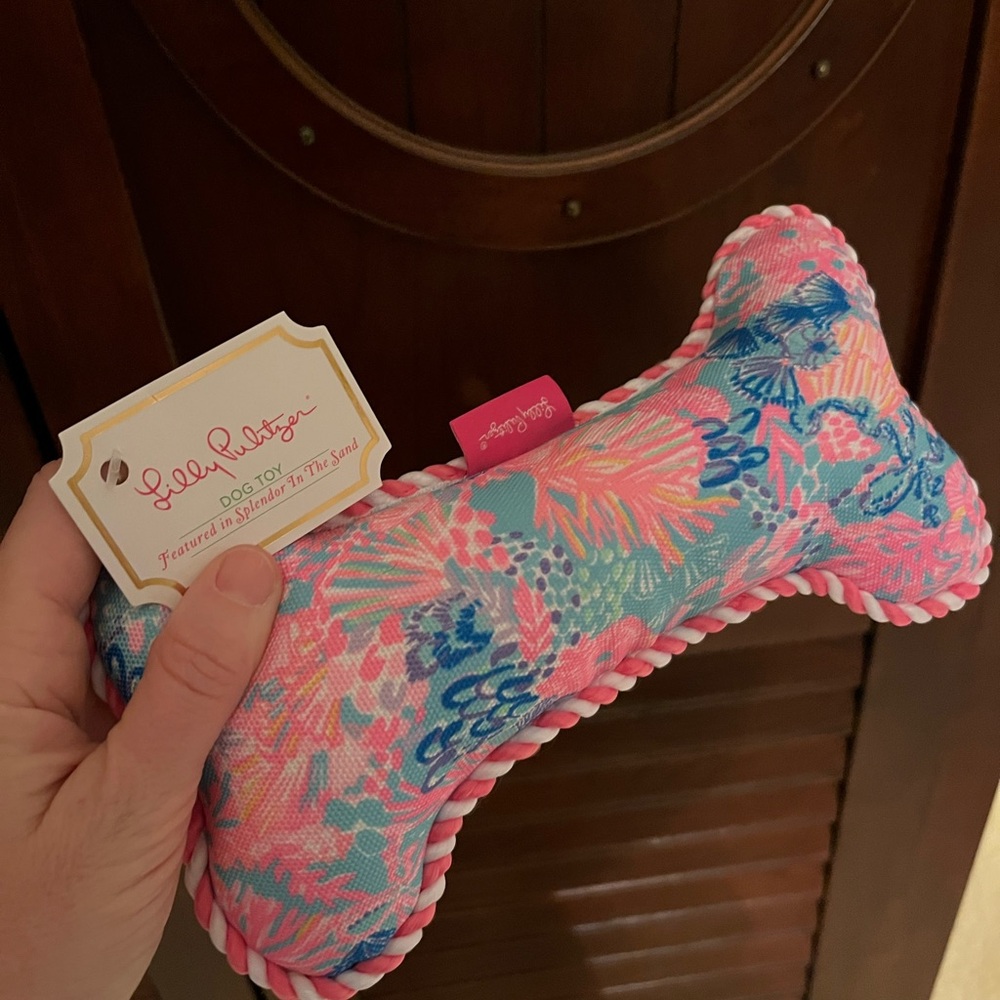 Lilly Pulitzer dog toy